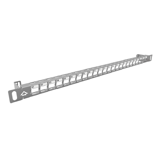 PATCH PANEL 24P DESCARGADO BLINDADO, 1U